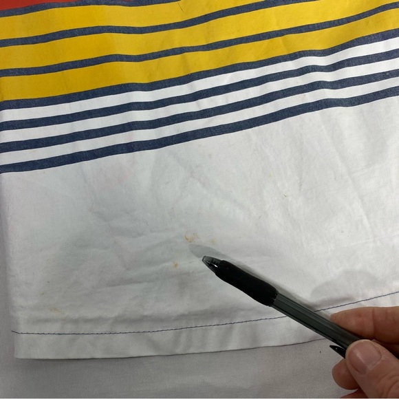 Top Paw Blue ,Red & Yello Striped Doggy Camp Shirt- X-Large - Picture 5 of 7